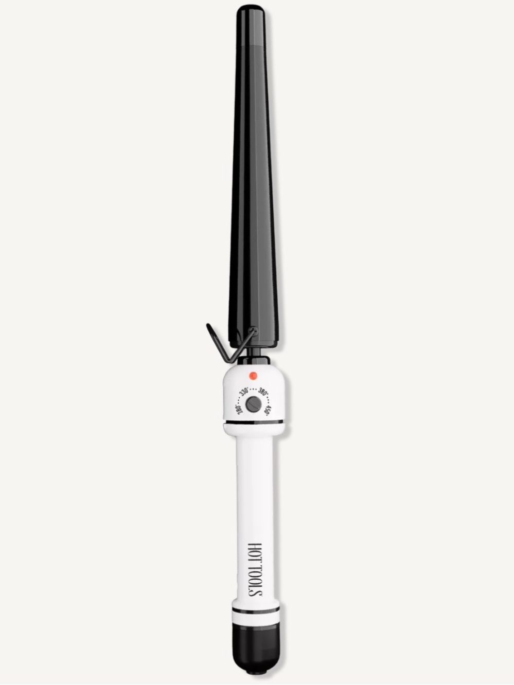 Professional Nano Ceramic 1 - 1/4" Flipperless Tapered Curling Wand Hot Tools